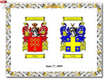 Celtic Style Anniversary Bond Coat of Arms