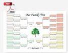 Downloadable Printed Family Tree Template
