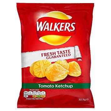 Walkers Tomato Ketchup Crisps