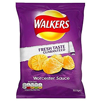 Walkers Worcester Sauce Crisps