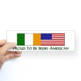 Proud To Be irish American Bumper Sticker
